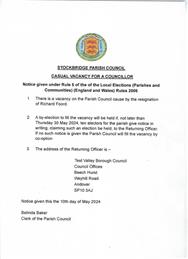 Resignation of a Councillor