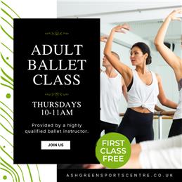 Adult Ballet - Thursdays 10-11am