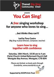 Thanet Big Sing Community Choir - Free Singing Workshop