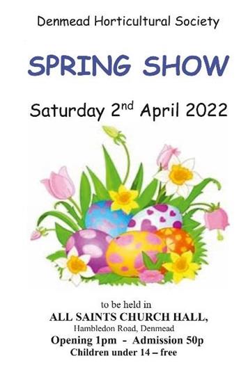  - Spring Show 2022 schedule