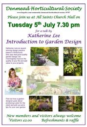 Talk on July 5th -  Introduction to Garden Design