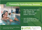 Lime Academy Community Hydrotherapy Sessions starting Thursday 12th October