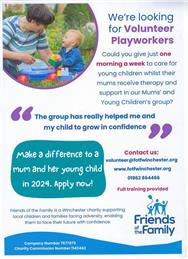 Volunteers required - Friends for Families