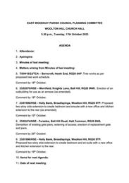 Planning Meeting 17/10/2023