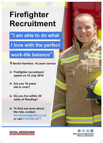  - Royal Berkshire Fire and Rescue Service - Wholetime Firefighter Recruitment