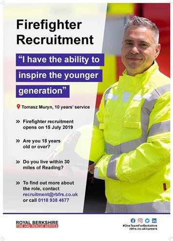  - Royal Berkshire Fire and Rescue Service - Wholetime Firefighter Recruitment