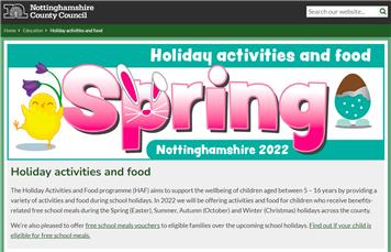 School Easter Holidays 2022 Whats On and access to FSM