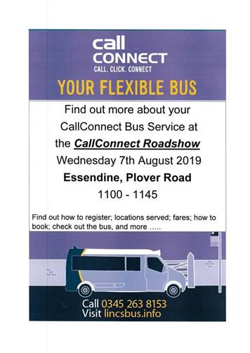  - 7th August Call Connect Roadshow