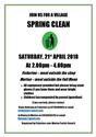 Spring Clean Event Saturday 21 April 2-4pm