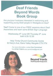 FREE sessions about deaf awareness and learn some BSL