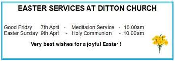 EASTER SERVICES AT THE CHURCH