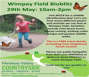 Bioblitz Free Event -  Wednesday 29th May 2024