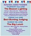 Time to celebrate! Ashendon Platinum Jubilee Timetable