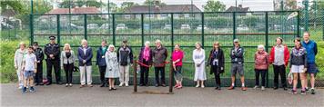 Official Opening of Tennis Practice Fence