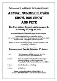 Flower Show and Fete