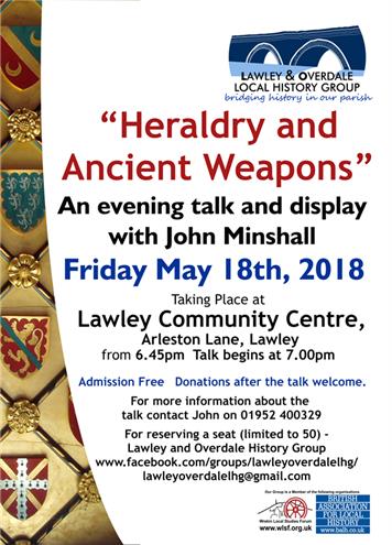  - Talk on Heraldry and Ancient Weapons