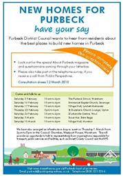 New Homes for Purbeck - have your say!