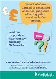 West Berkshire Council consultation on budget proposals
