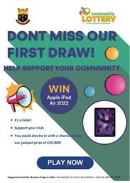 Support your club with the Community Lottery!