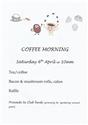 Coffee Morning - Saturday 6th April