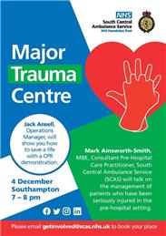 Your Health Matters - Free Public Talks by South Central Ambulance Service.