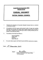 Parish Council Vacancy