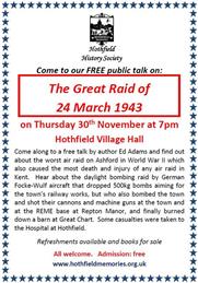 History Society - The Great Raid of March 1943