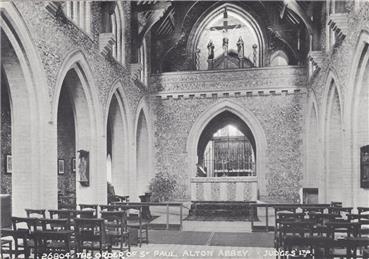 The Order of St. Paul, Alton Abbey c1958 - New Postcard added to website