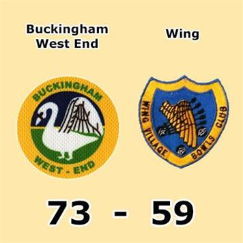 Wing Result - Back to back wins for West End