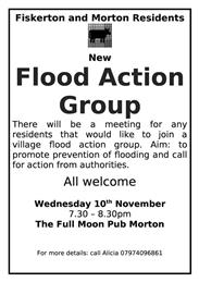 Flood Group Meeting 10th Nov. 2021