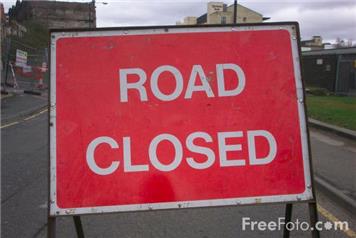 Road Closures 25th July - 2nd September 2022