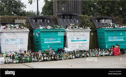  - Recycling Banks at the Village Hall