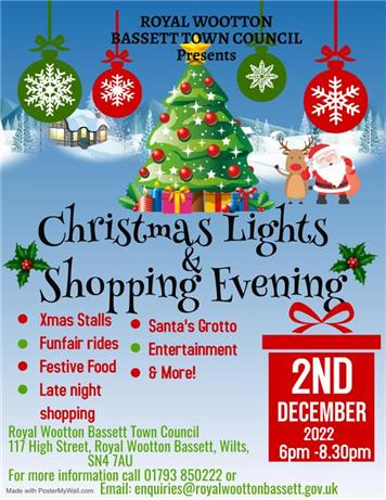  - RWB Christmas Lights & Shopping Evening