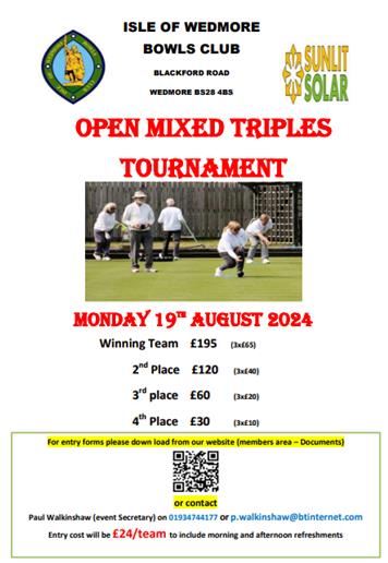  - Isle of Wedmore competitions