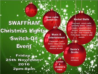 Swaffham Christmas Market & Light Switch On event