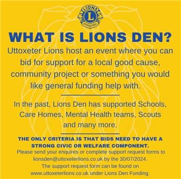  - 🦁 LIONS DEN ROARS BACK IN TO ACTION