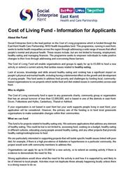 COST OF LIVING FUND