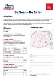 Safety advice for horse riders/RAF Shawbury