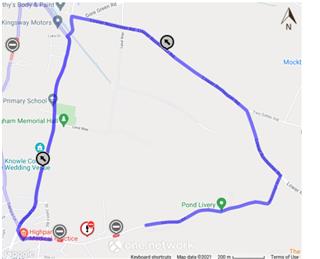 Temporary Road Closure - Hermitage Road, Higham - 26th July 2021 for 1 day