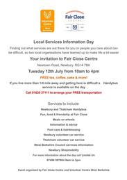 Local Services Information Day - 12th July