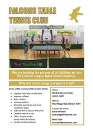 Falcons Table Tennis Club