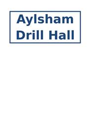 Aylsham Drill Hall Logo