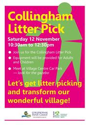 Collingham Village Litter Pick to return in November