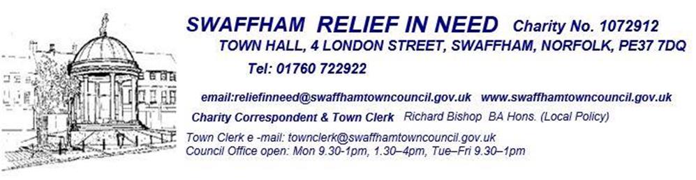  - Swaffam Relief in Need