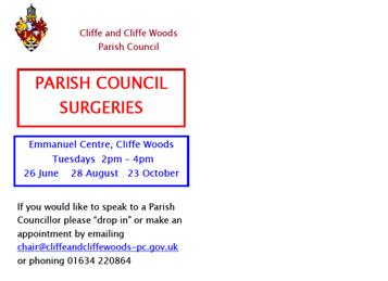  - Councillor Surgery - Cliffe Woods
