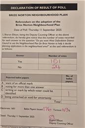 Brize Norton Neighbourhood Plan Updates