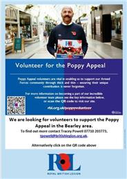 Poppy Appeal - Volunteers Needed