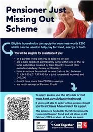 Pensioner Just Missing Out Scheme
