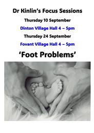 Dr Kinlin's Focus Session - Foot Problems