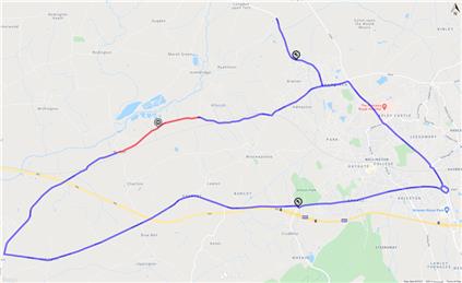  - Emergency Road Closure along Meadow Drive Junction To Admaston Junction, to Alcot Bridge to Walcot Crossroads, Walcot, Telford